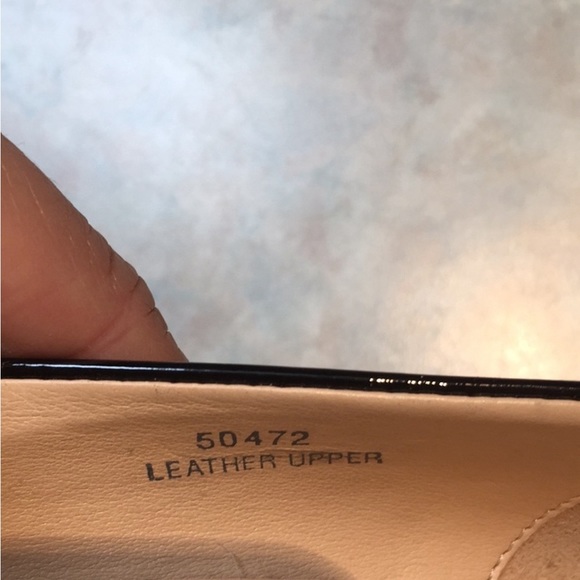 Patten Leather Wedge Pumps - Picture 6 of 8